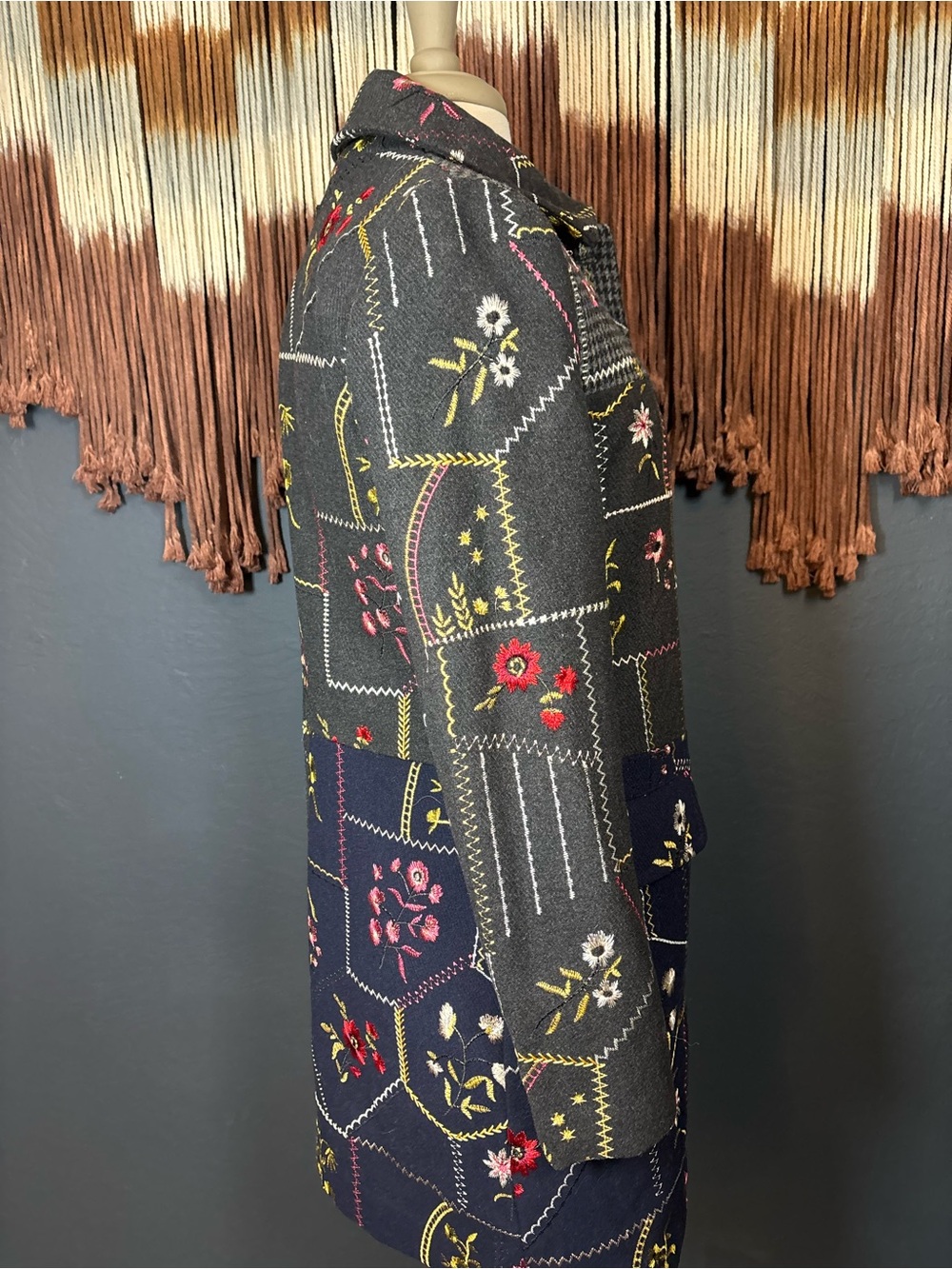 Desigual Embroidered Patchwork Floral Jacket - Picture 5 of 6
